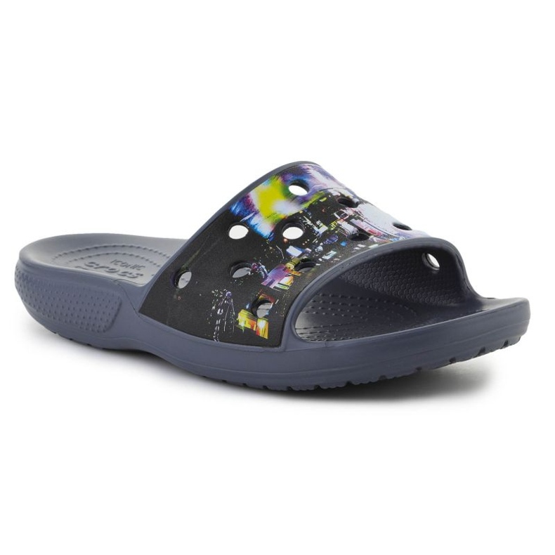 Zapatillas Crocs Classic Meta Scape Slide 208471-0C4 negro