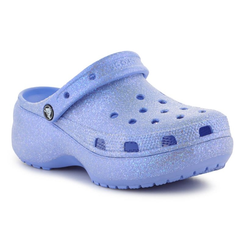 Crocs con discount plataforma azules