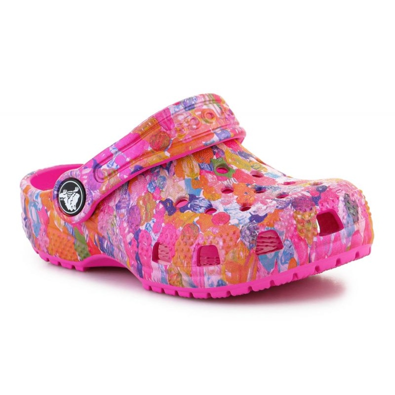 Zuecos Crocs Classic Hyper Real Jr. 208451-90H rosado