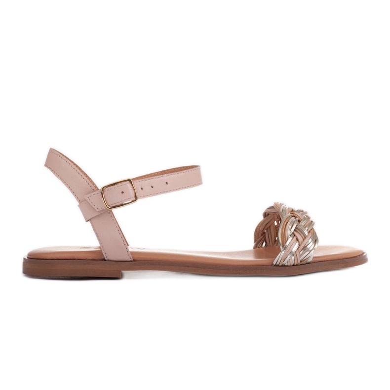 Marco Shoes Sandalias planas beige