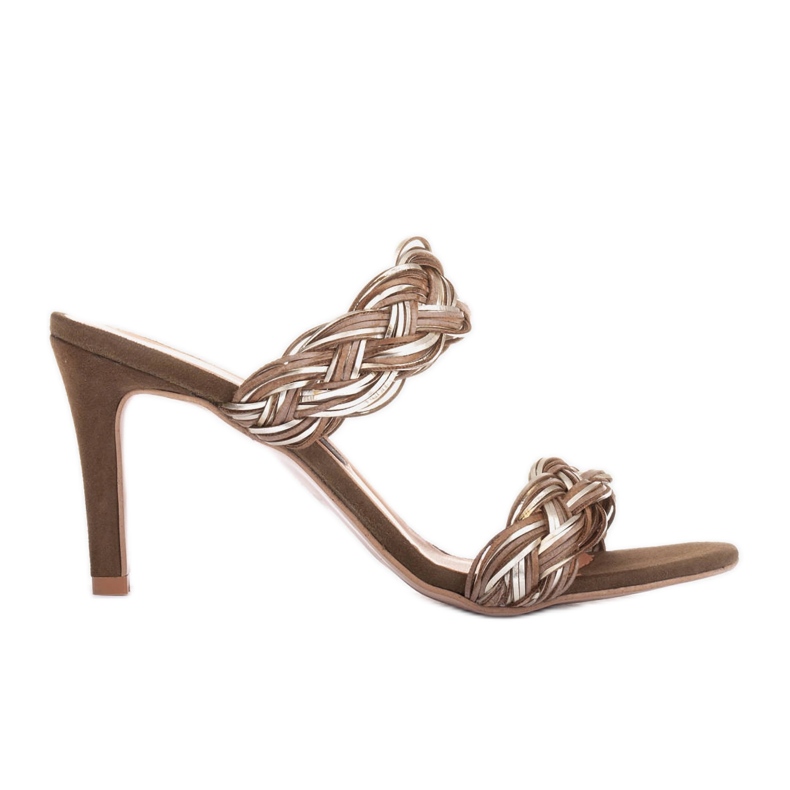 Marco Shoes Sandalias con tiras trenzadas verde