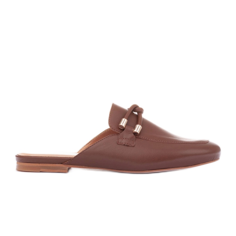 Marco Shoes Zapatillas con decoración marrón