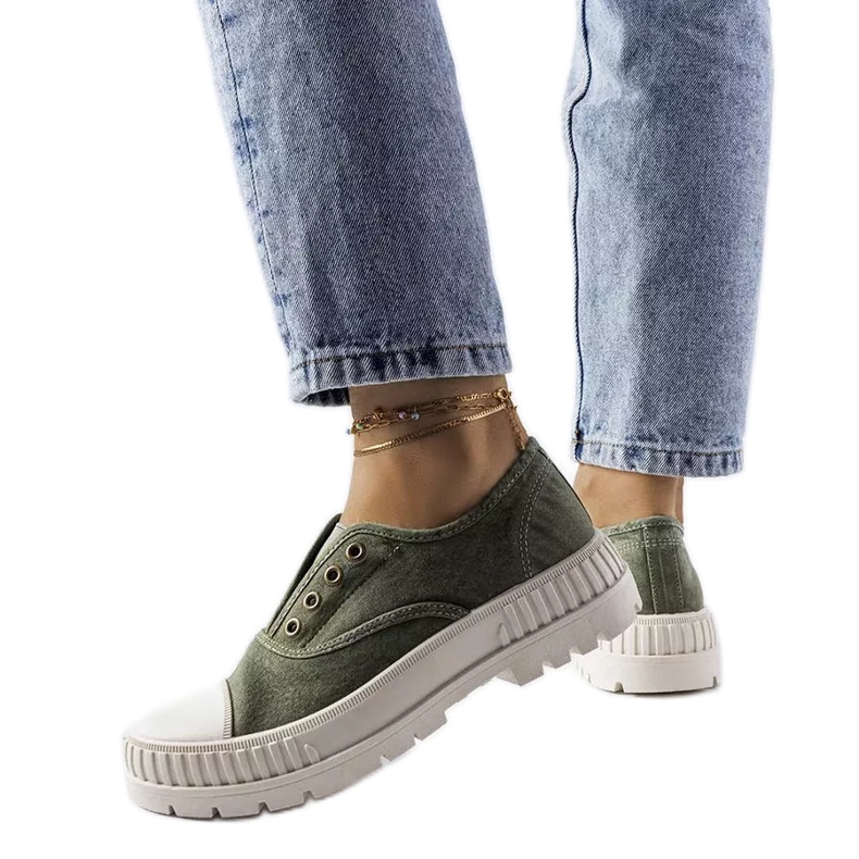 Inna Zapatillas verde oscuro de Walton