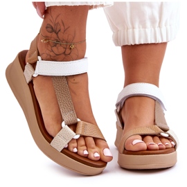 Sandalias Cuero Maciejka L5186-04 Beige
