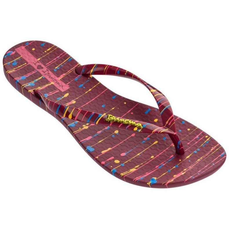 Chanclas Ipanema Wave Art Mujer W 26287-20868 rojo