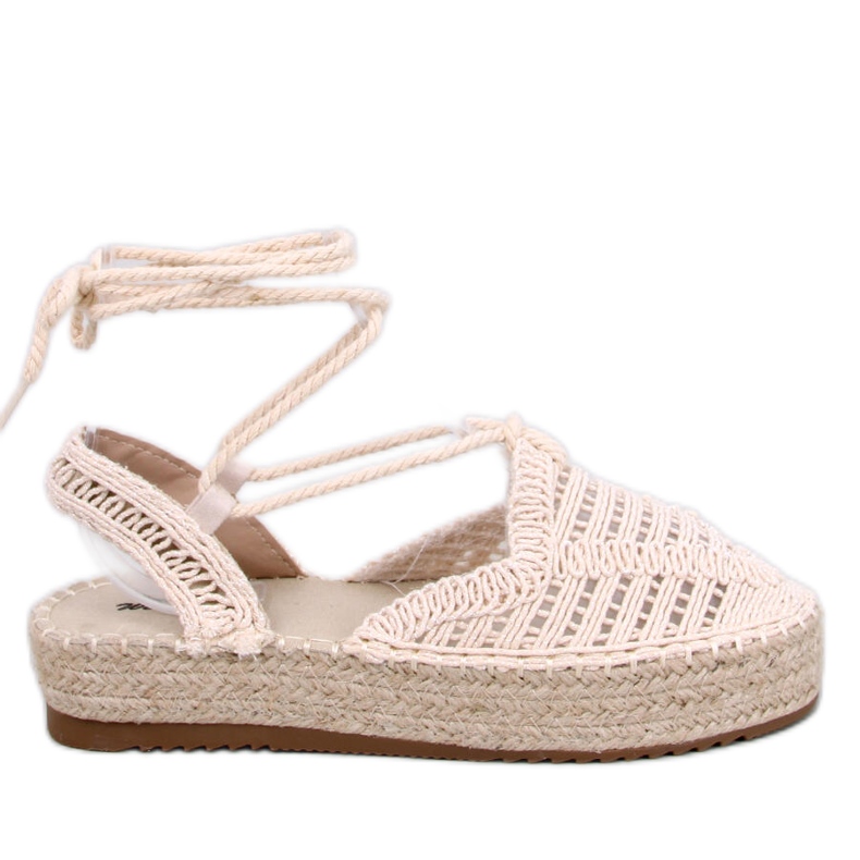 Alpargatas de hilo de mujer Yaweh Beige