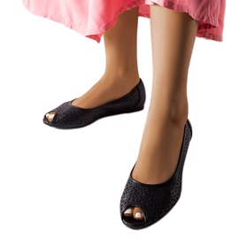 Bailarinas caladas negras de Lafond negro