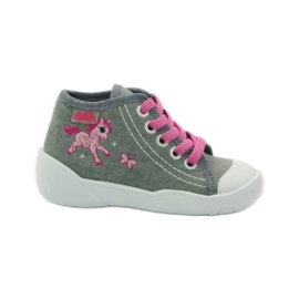 Zapatillas en zapatillas Befado 218P048 konik rosa gris