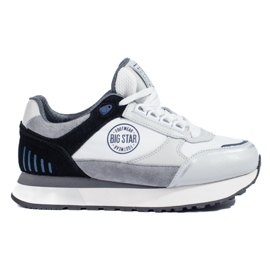 Sneakers mujer blanco y gris LL274370 Big Star