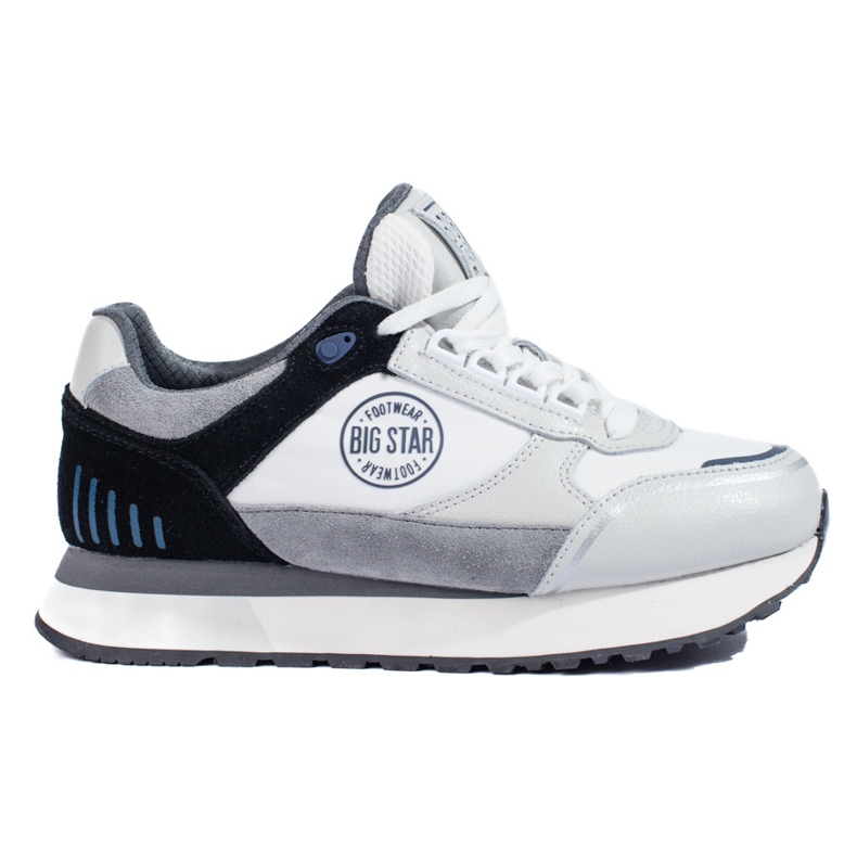 Sneakers mujer blanco y gris LL274370 Big Star