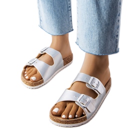 Chanclas Lee Cooper LCW-22-35-1151L plata