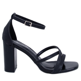 Sandalias de tacón negras Elizabeth negro