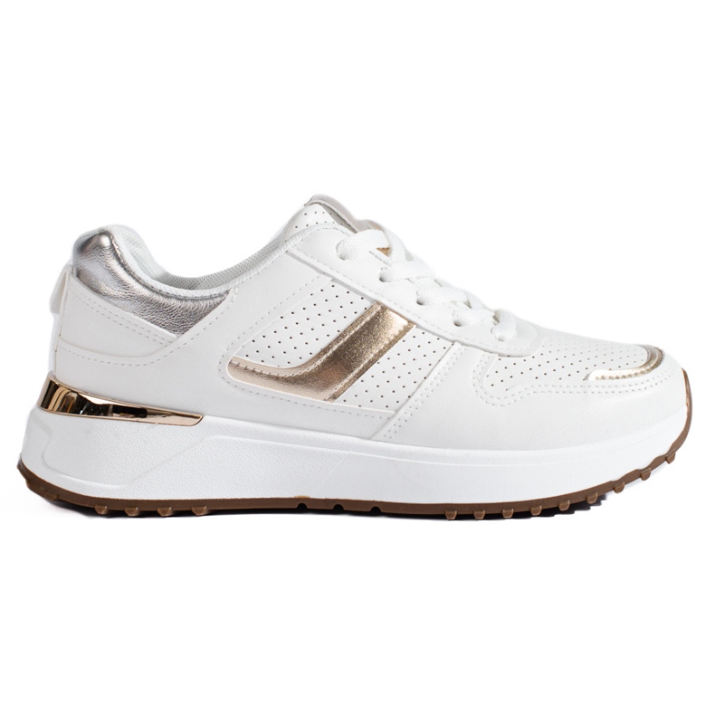 Zapatillas blancas en la plataforma Shelovet blanco