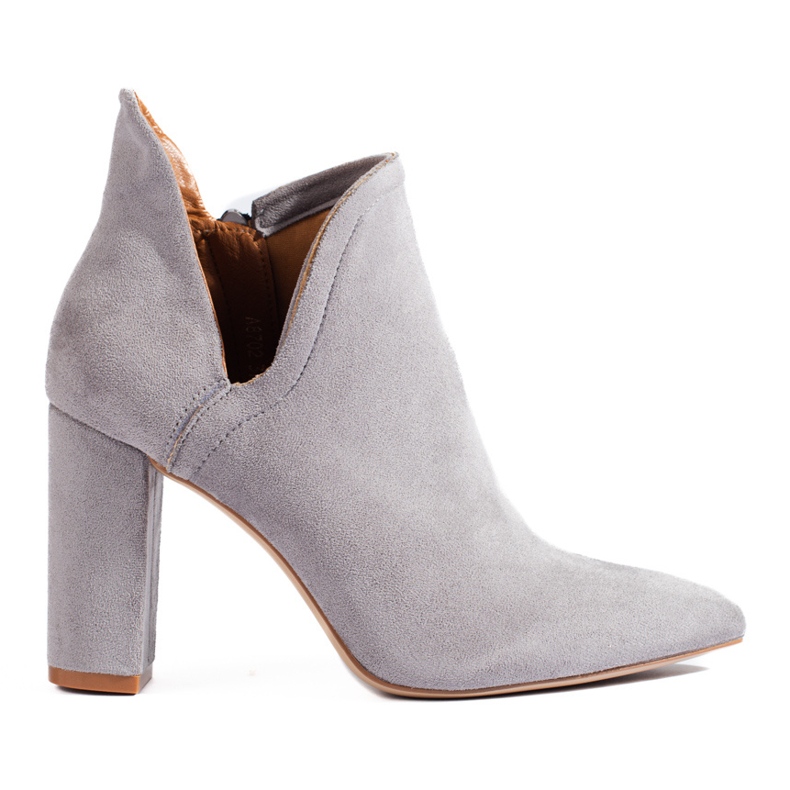 Botas altas de mujer grises con Shelovet recortado