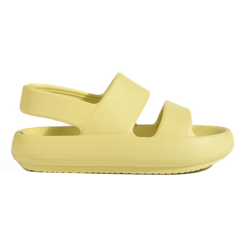 Sandalias de goma verde oliva Shelovet para mujer