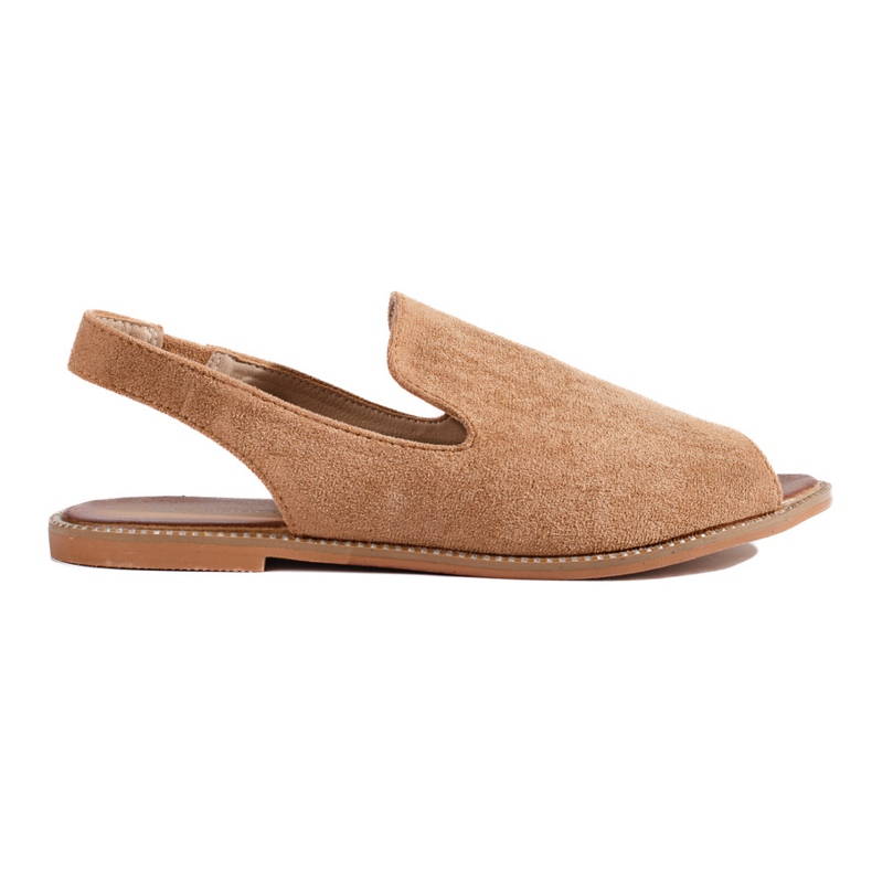 Sandalias mujer Shelovet ante marrón beige