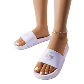 Pantuflas Big Star JJ274A281 blancas blanco