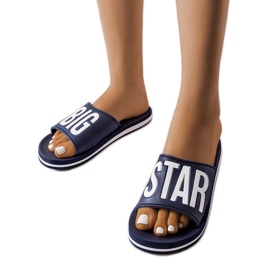 Chanclas azul marino Big Star JJ274A323
