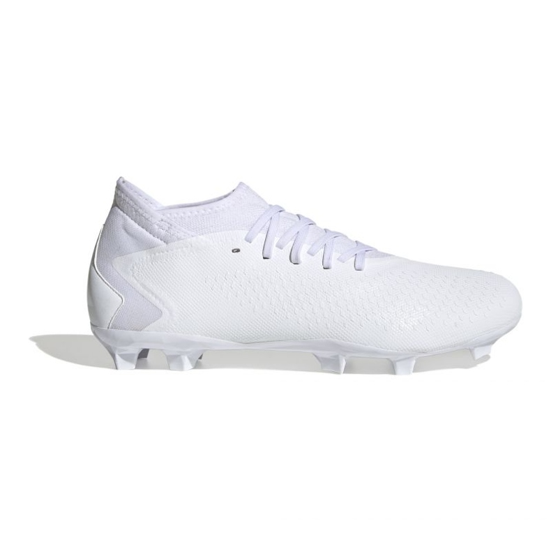 Adidas Predator Accuracy.3 Fg M HQ1077 zapatos de fútbol blanco