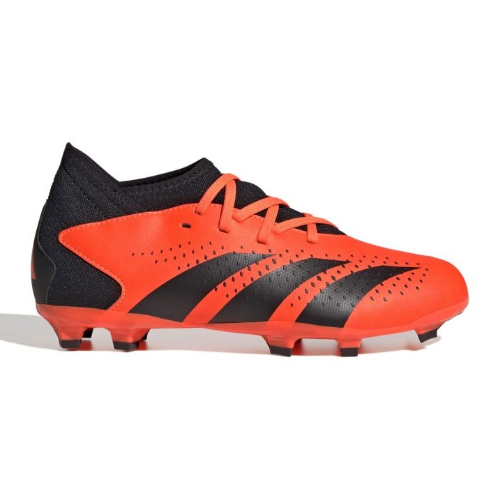 Adidas Predator Accuracy.3 Fg Jr GW4608 zapatos de fútbol naranja naranjas y tintos