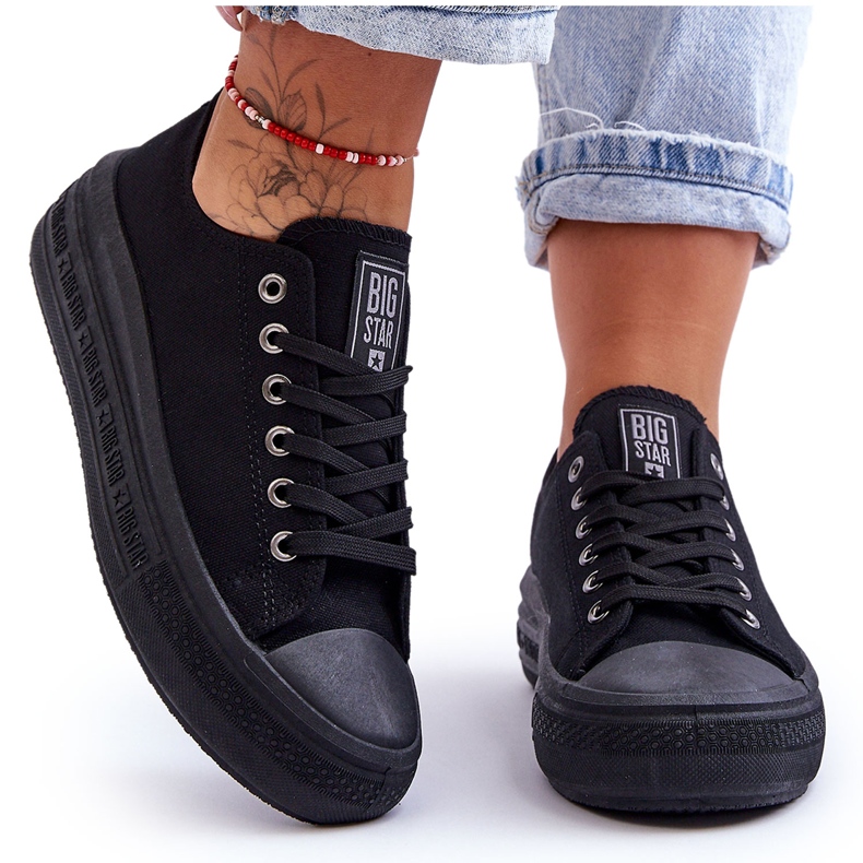 Zapatillas Mujer Big Star Plataforma LL274A176 Negro