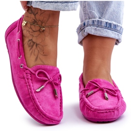 Mocasines Mujer Ante Rosa Si Passione