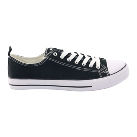 Zapatillas negras American Club LH03 blanco negro