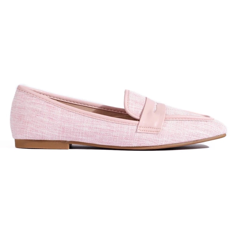 Mocasines mujer Shelovet elegantes rosa rosado