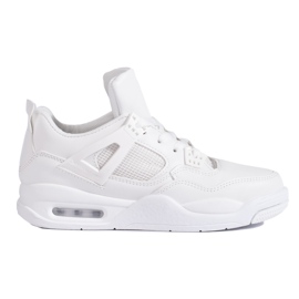 Zapatillas blancas con suela gruesa de Shelovet blanco