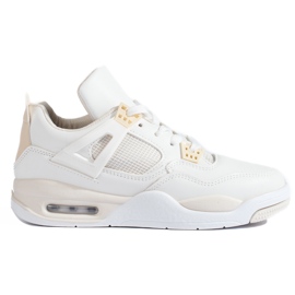 Zapatillas blancas con suela gruesa de Shelovet blanco