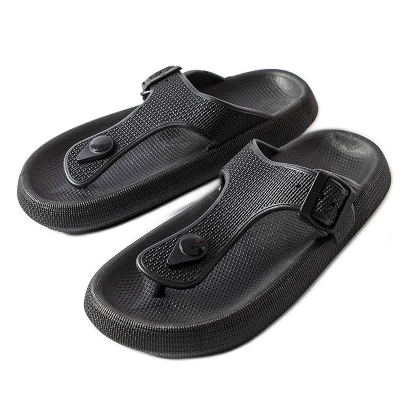 Sandalias negras con plataforma de Moretti negro Sandalias negras con plataforma de Moretti negro