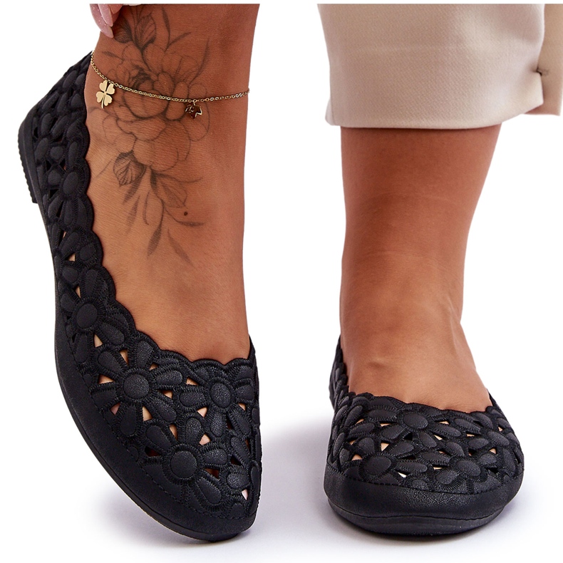 PE1 Bailarinas Mujer Caladas Black Visionary negro