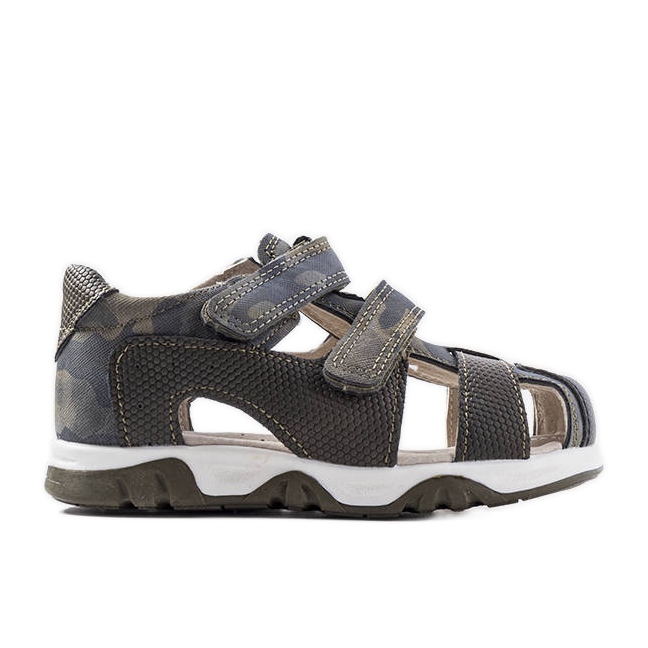 Sandalias verdes con plantilla de piel de Millard
