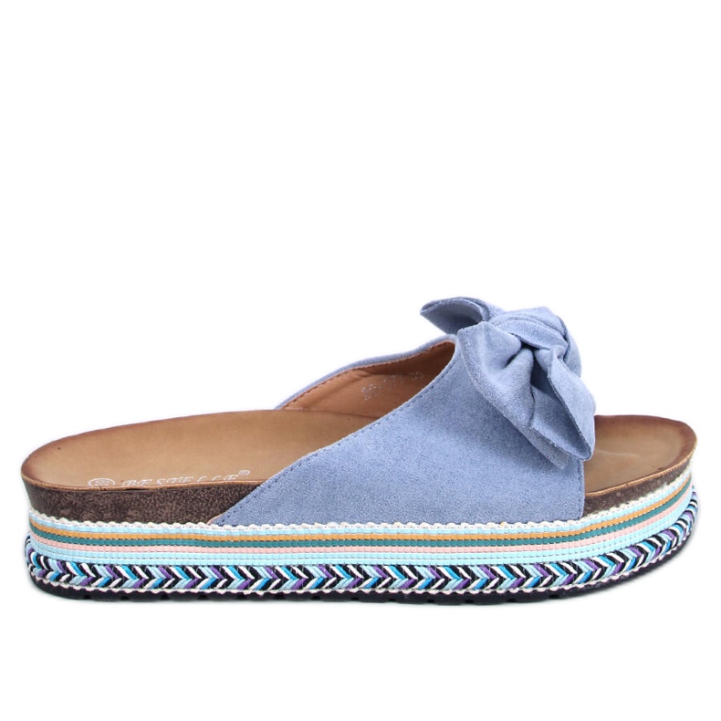 Sandalias con lazo de suela alta Delair Blue azul