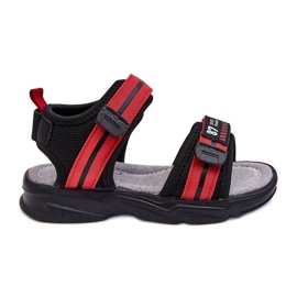 News Sandalias Infantiles Brando Rojo Claro Velcro negro