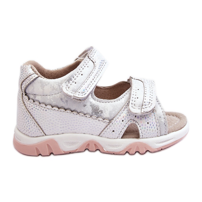 News Sandalias Infantiles Cómodas Velcros Blanco Alaska