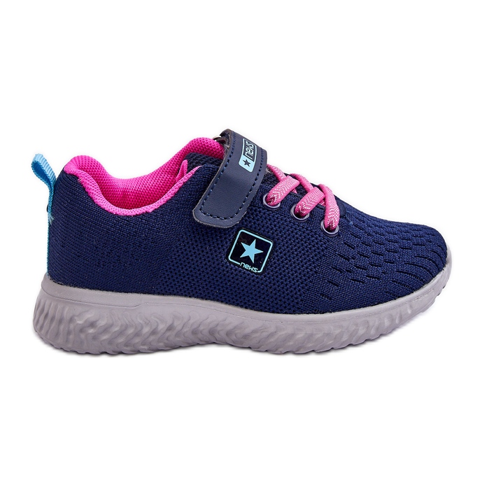 NEWS Deportivas Infantiles Con Velcros Azul Marino Brego