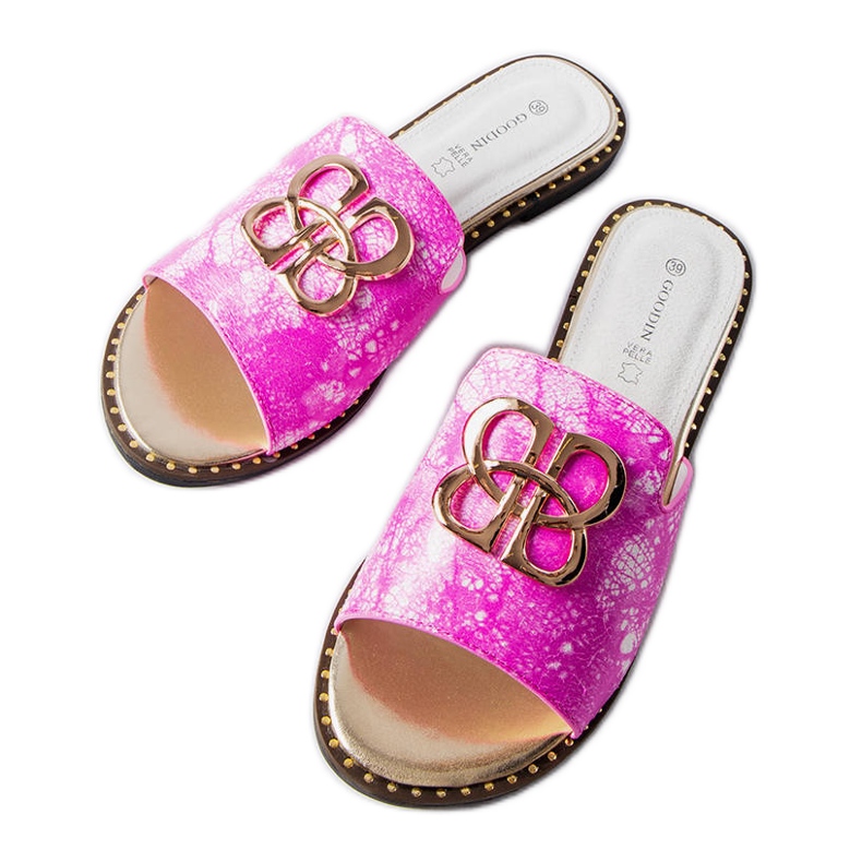 Inna Zapatillas casa de mujer rosas con hebilla Lea rosado Inna Zapatillas casa de mujer rosas con hebilla Lea rosado