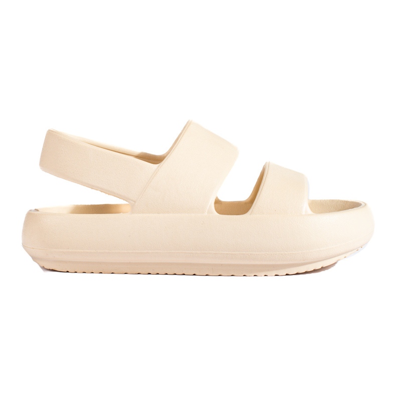 Sandalias mujer Shelovet goma crema beige