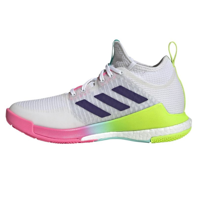 Zapatillas de voleibol adidas CrazyFlight Mid W HP3337 blanco blanco