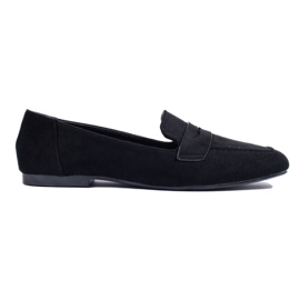 Mocasines mujer Shelovet ante negro