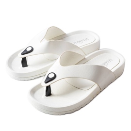 Chanclas plataforma Elide blanco