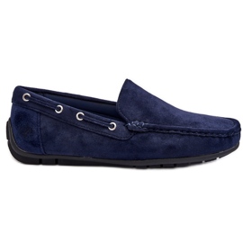 Mocasines Rayan Hombre Suede Slip-On Azul Marino Mocasines Rayan Hombre Suede Slip-On Azul Marino