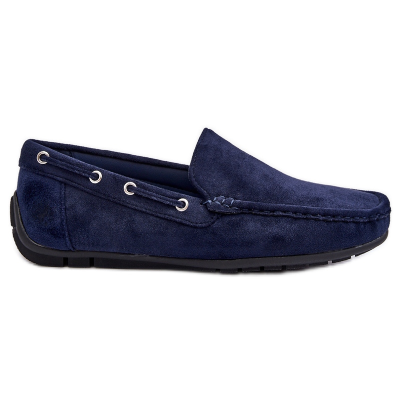 Mocasines Rayan Hombre Suede Slip-On Azul Marino Mocasines Rayan Hombre Suede Slip-On Azul Marino