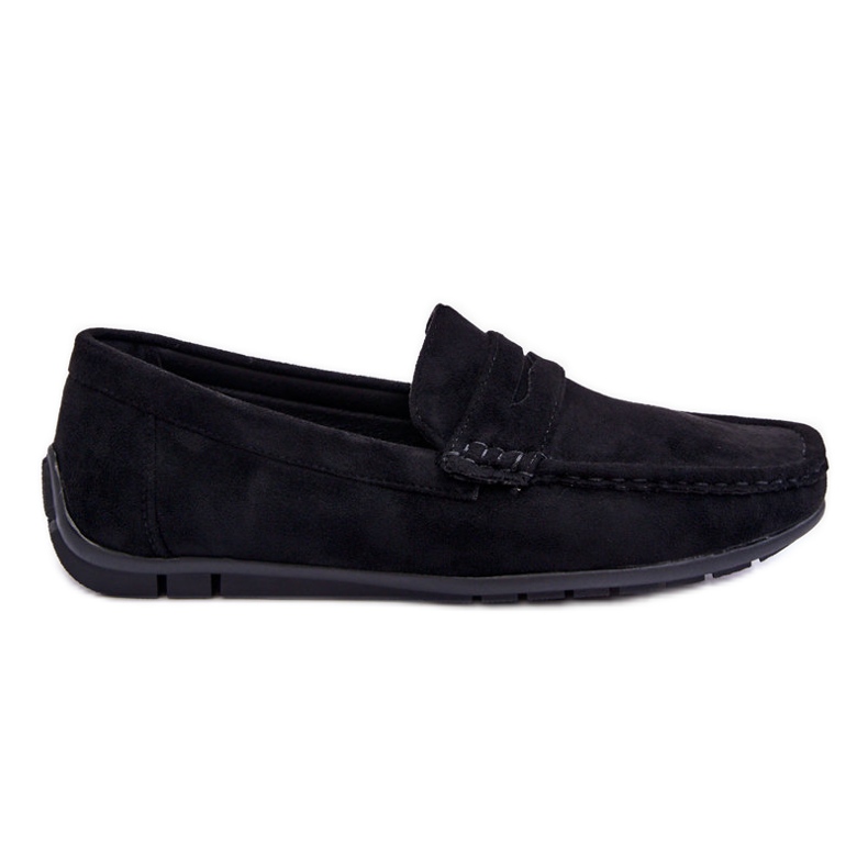 Mocasines Wesley Hombre Ante Negro