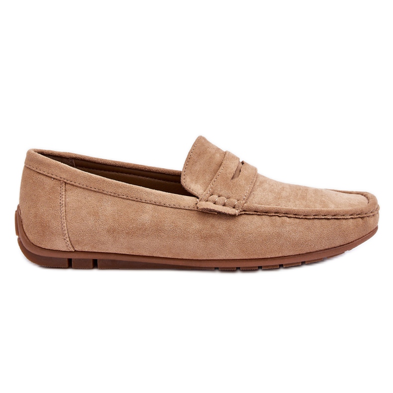 Mocasines de hombre Wesley en ante beige