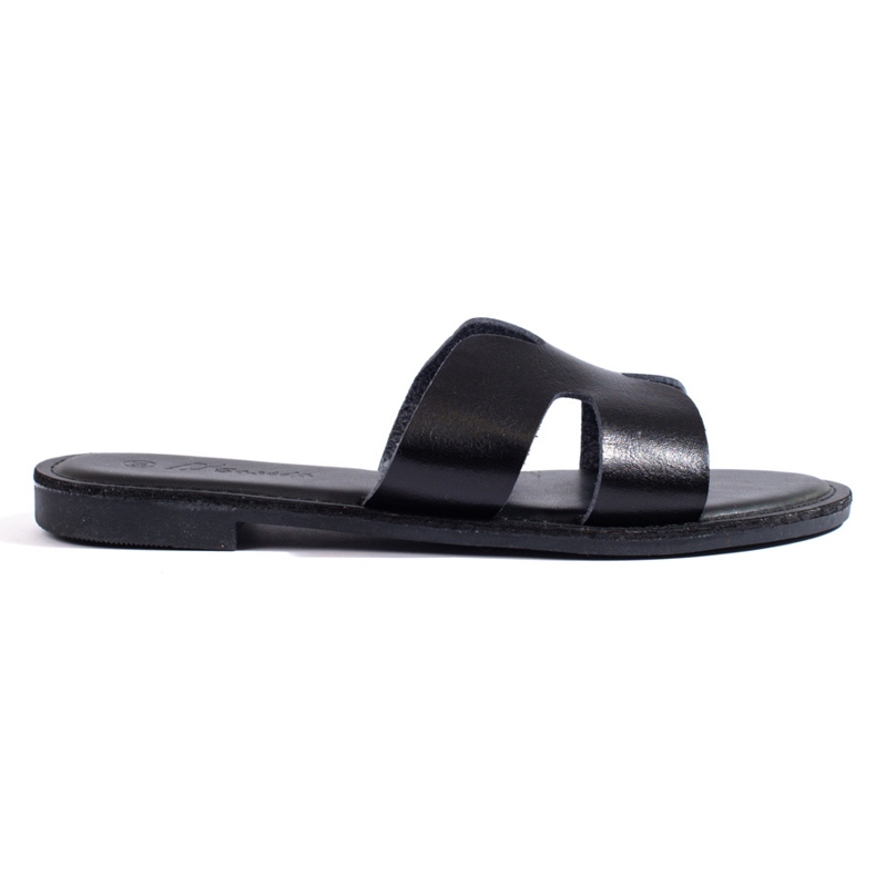 Sandalias planas clásicas Shelovet negras negro