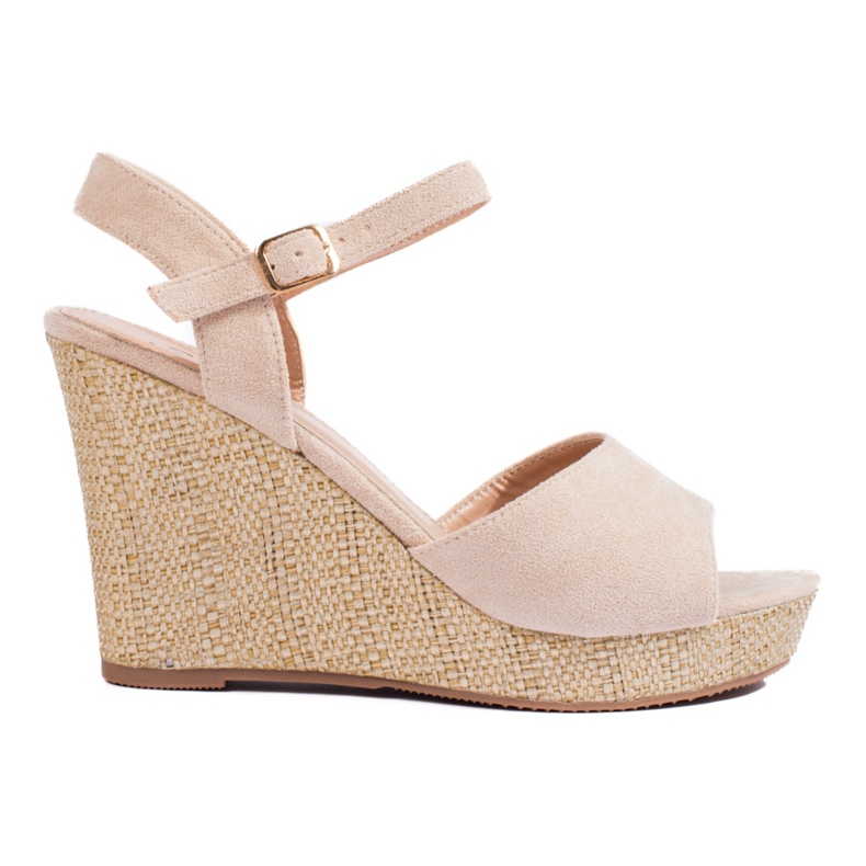 Alpargatas cuña alta Shelovet beige