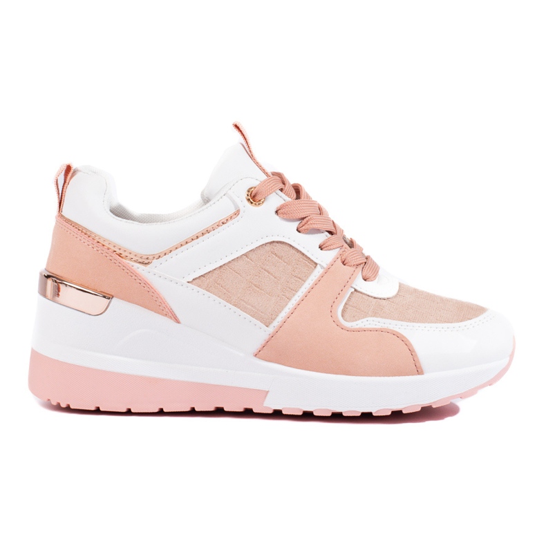 Deportivas mujer cuña Shelovet rosa rosado