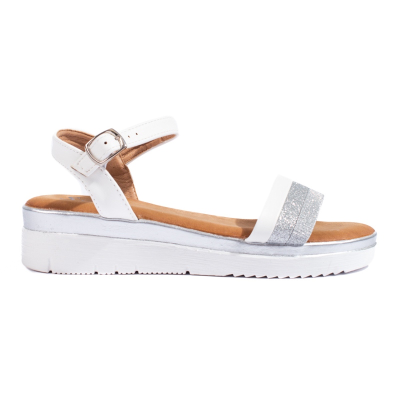Sandalias mujer plataforma Shelovet blanco